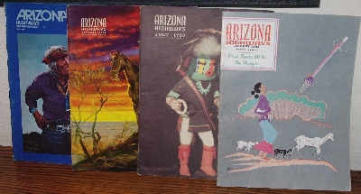 +MBA #4040-299  "Set Of 8 Vintage  Arizona Highways Magazine Issues"