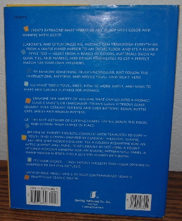 +MBA #4040-307  "1998 Essential Techniques And Classic Projects "Mosaics" By Fran Soler" Hard Cover With Jacket