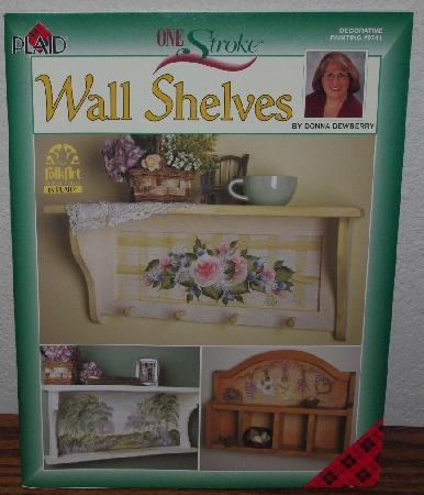 +MBA #4040-0053   "2003  Plaid One Strpke Wall Shelves By Donna Dewberry" Paper Back