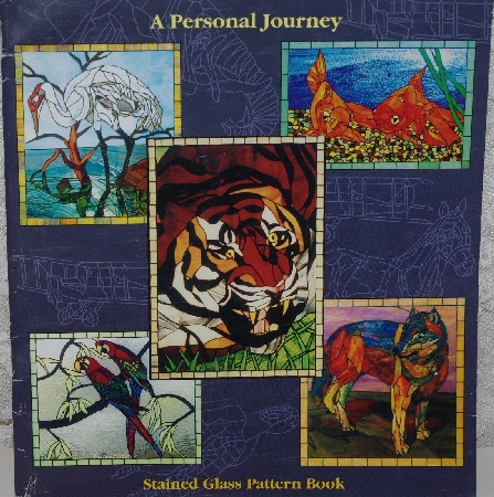 +MBA #4141-0018  "2001 The Art Of Shel Franklin A Personal Journey" AANRAKU Stained Glass Pattern Book