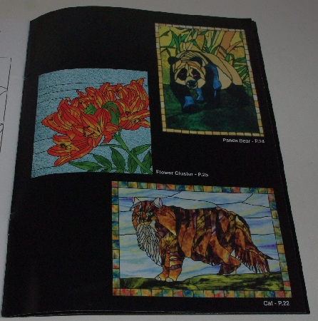 +MBA #4141-0018  "2001 The Art Of Shel Franklin A Personal Journey" AANRAKU Stained Glass Pattern Book
