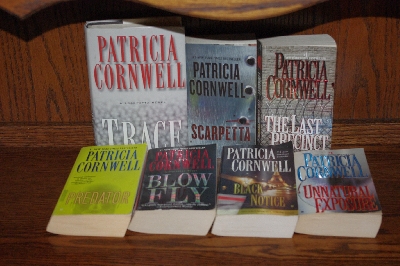 +MBA #4242-1716   "Set Of 7 "Sharpetta Series" Patricia Cornwell Books"