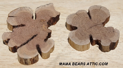 +MBA #5558-116  "Set Of (2) Manzanita Root Slices"