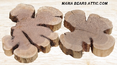 +MBA #5558-116  "Set Of (2) Manzanita Root Slices"