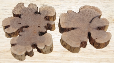 +MBA #5558-170  " Set Of (2) Manzanita Root Slices"