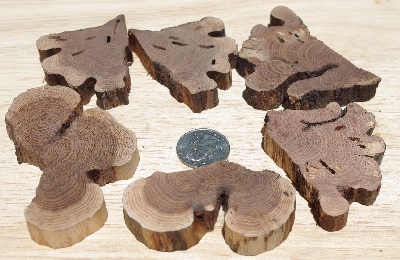 +MBA #5558-201  "Set Of (6) Manzanita Root Pieces"