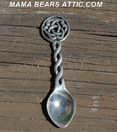 +MBA #5600-0269  "Sterling Irish Knot Mini Spoon"