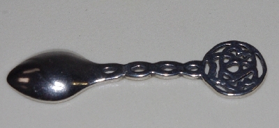 +MBA #5600-0269  "Sterling Irish Knot Mini Spoon"