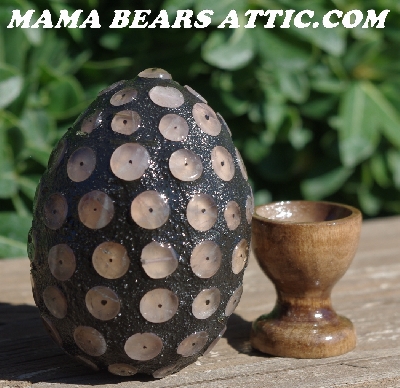 +MBA #5605-203  "Rose Quartz Bead  Egg With Stand"