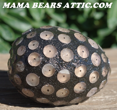 +MBA #5605-203  "Rose Quartz Bead  Egg With Stand"