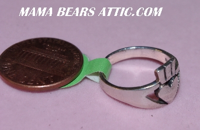 +MBA #5608-0046   "Sterling Size 5 Claddagh Ring"