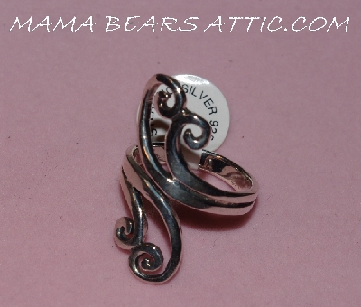 +MBA #5608-0052   "Fancy Sterling Silver Adjustable Ring"