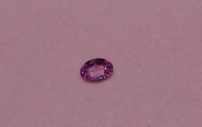 +MBA #5608-373  "1990's Set Of (4) Greigers Synthetic 5x7 Oval Pink Sapphires"