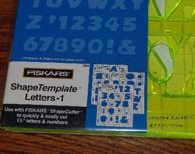 +MBA #5608-305  "2001 Fiskars Shape Template Letters-1"