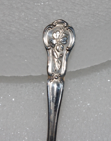 MBA #5609-65  "1978 Franklin Mint Virginia Sterling Mini State Flower Spoon"