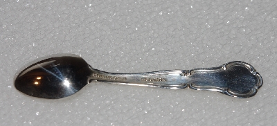MBA #5609-74  "1978 Sterling Franklin Mint Mini Florida State Flower Spoon"