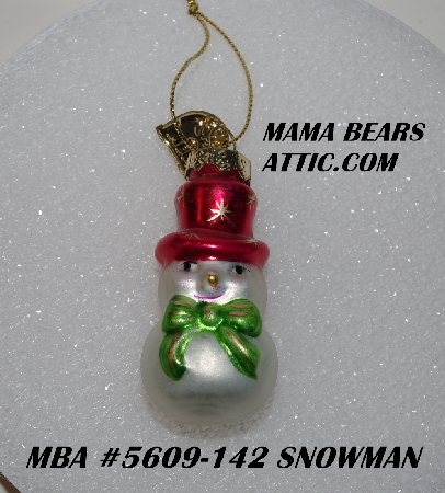 +MBA #5609-152  "2004 Thomas Pacconi Advent Snow Man Replacement Ornament"