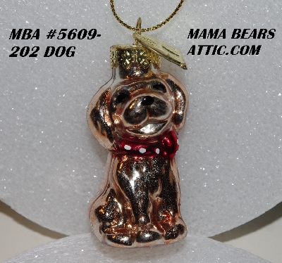 +MBA #5609-202  "2004 Thomas Pacconi Advent Dog Replacement Ornament"