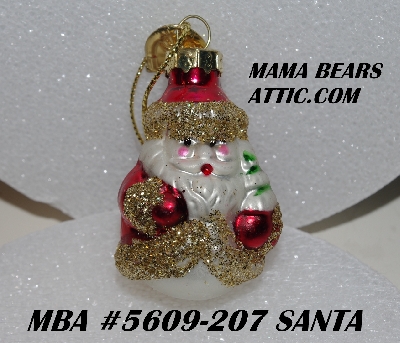 +MBA #5609-207  "2004 Thomas Pacconi Advent Santa Replacement Ornament"