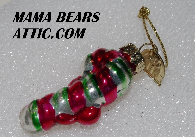 "SOLD"  MBA #5609-228  "2004 Thomas Pacconi Advent Candy Cane Replacement Ornament"