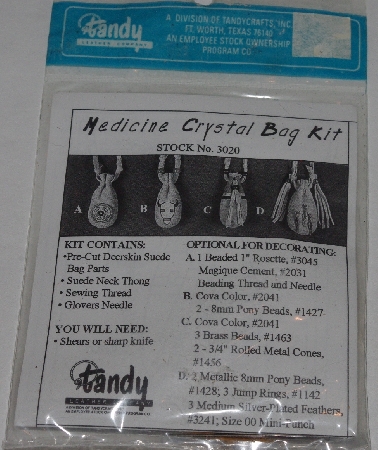 +MBA #5610-0029  "1990's Set Of (3) Tandy Leather Bag Kits"