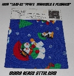 +MBA #5610-0082  "1990's Fabrics For Crafting "Snowmen & Penguins Fabric"