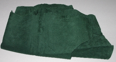 +MBA #5610-105  "1990's Tandy Leather Dark Green Pigskin Suede"