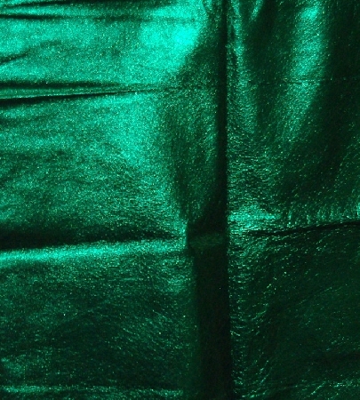 +MBA #5610-158  "1990's Tandy Leather Green Metallic Pigskin Suede Hide"
