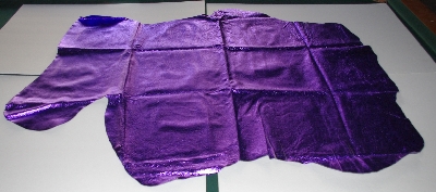 +MBA #5610-171  "1990's Tandy Leather Purple Metallic Pigskin Suede Hide"