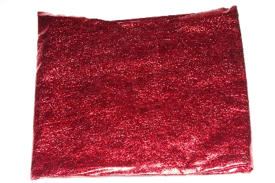 +MBA #5610-196 "1990's Tandy Leather Red Metallic Pigskin Suede Hide"