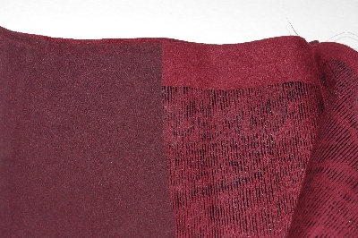 +MBA #5610-222  "1990's Tandy Leather Burgundy Laminated Pigskin Suede"