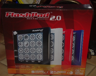+MBA #1313-298  "Flash Pad 2.0 Touch Screen Hand Held Game With Light & Sound"