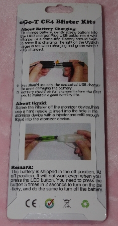 +MBA #1616-0183  "Firecracker Pink EGO-T CE4 Blister Kit"