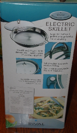 +MBA #1818-0261  "Rival Stainless Steel Gourmet 16" Large Electric Skillet"