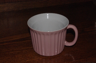 MBA #5611- "Set Of 4 Pink Good Cook 16oz Stoneware Mugs"