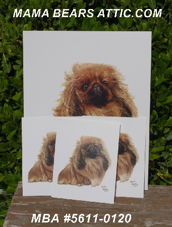 +MABA #5611-0120  "1989 Artist Crystal Skelly "Pikinese" 4 Piece Set"