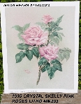 +MBA #5611-008  "1995 Crystal Skelly "Pink Roses" Litho #IM203"