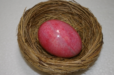 +MBA #11-340  Large "Pink" Enhanced Marble Egg