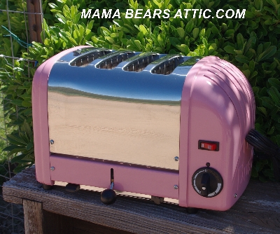 MBA #13130-0012    "2004 Petal Pink Dualit 4 Slice Toaster" 
