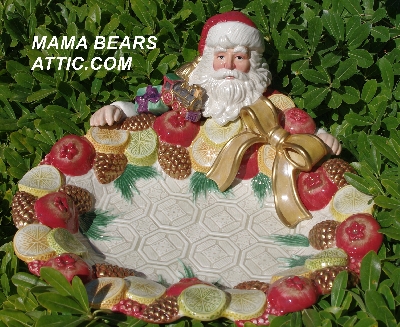+MBA #5614-  "1990's Fitz & Floyd Classics Winter Spice Large Salad Serving Bowl"
