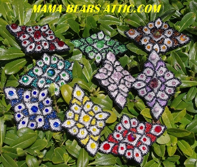 MBA #5617B-413  "Dk Blue & Clear Luster"