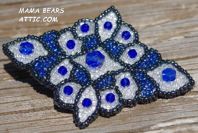 MBA #5617B-413  "Dk Blue & Clear Luster"