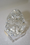 +MBA #11-074  Lead Crystal Made In Yugoslavia Large Egg