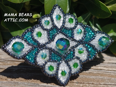 MBA #5617B-430  "AB Green & Clear Luster"