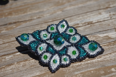 MBA #5617B-430  "AB Green & Clear Luster"