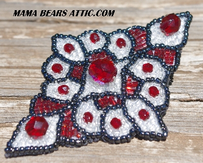 MBA #5617B-433  "Ruby Red & Clear Luster"