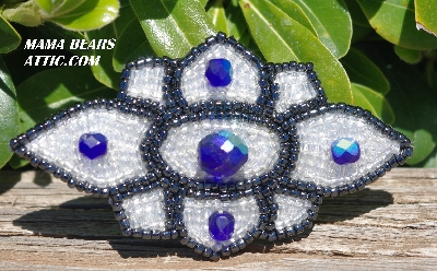 MBA #5617B-441  "AB Blue & Clear Luster"