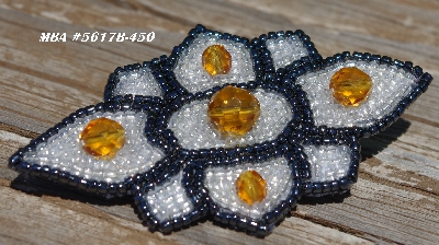 MBA #5617B-450  "Amber & Clear Luster"