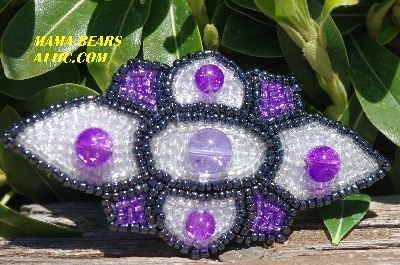 MBA #5617B-462  "Purple & Clear Luster"