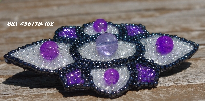MBA #5617B-462  "Purple & Clear Luster"
